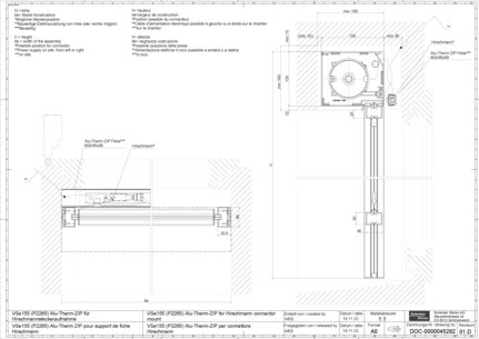 VSe155 (P2265) Alu-Therm-ZIP for Hirschmann connector mount