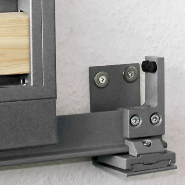 Schiebeladen aus Aluminium