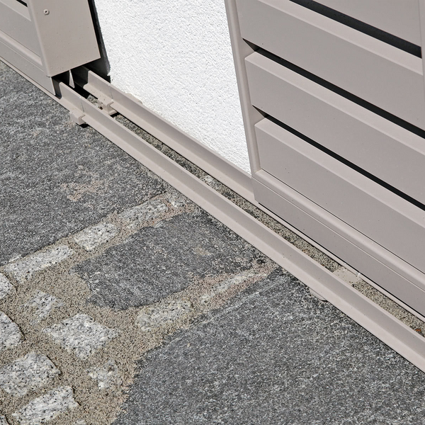 Schiebeladen aus Aluminium