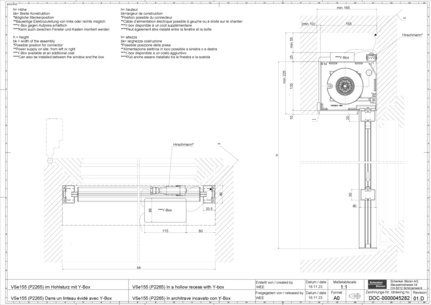 VSe155 (P2265) in a hollow recess with Y-box