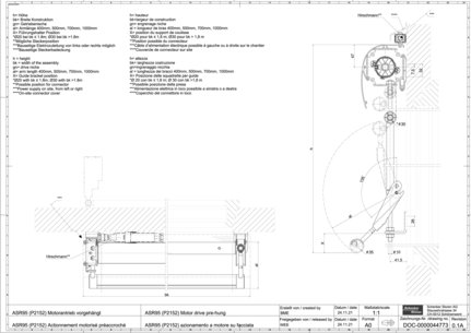 ASR95 (P2152) Motor drive pre-hung