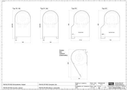 FM150 (P2180) Canopies box