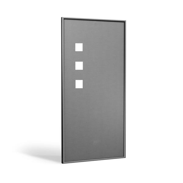 Schiebeladen aus Aluminium - geschlossene Lamellen