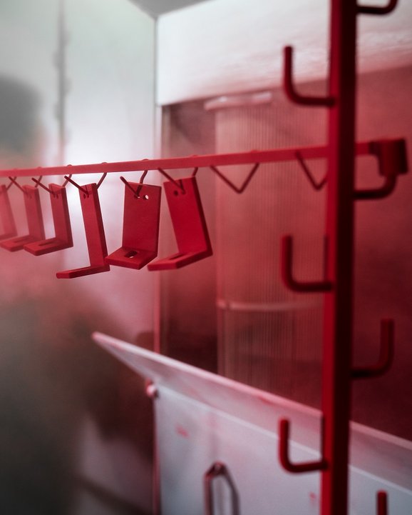 Detailbild Pulverbeschichtung