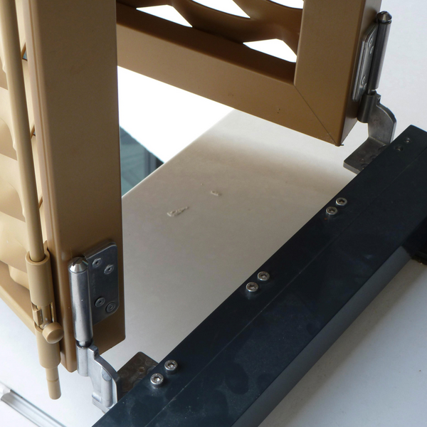 Faltschiebeladen aus Aluminium